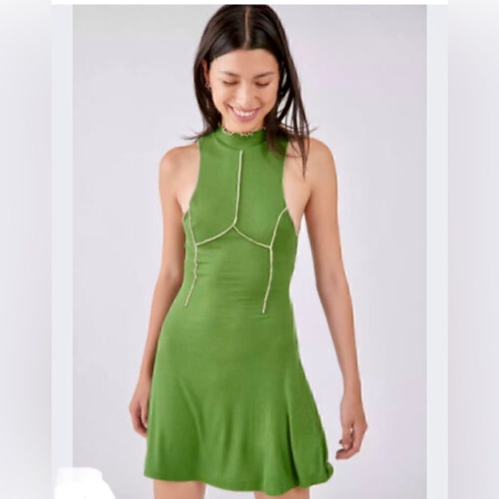 UO Deja seamed mini dress